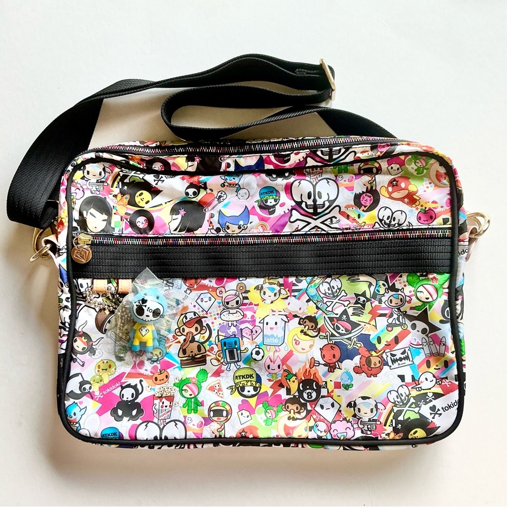 Tokidoki Imagini Discoteca Laptop Messenger Bag Limited Edition Rare Vintage NWT